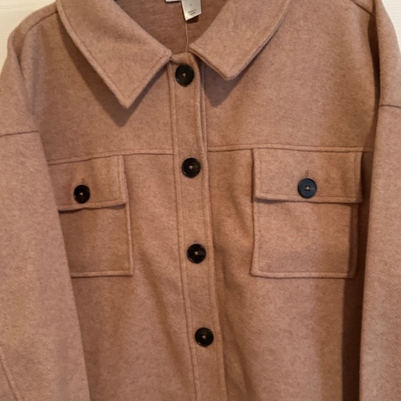 Tan Button-Up Jacket - Picture 2 of 8